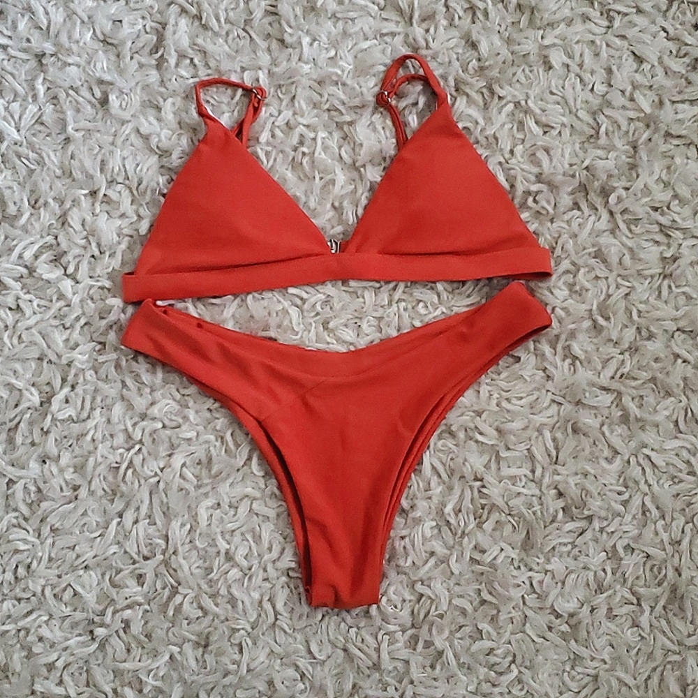 Burnt Orange Zaful Bikini Set